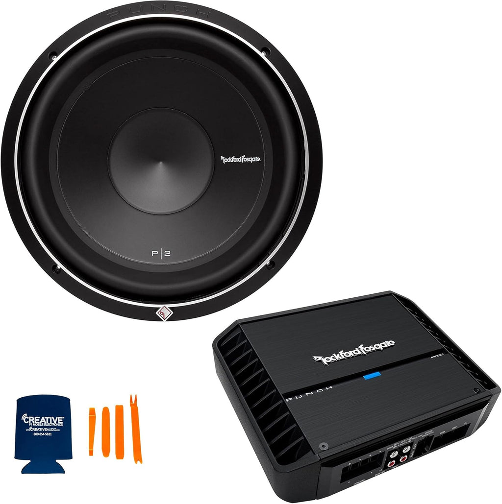12" Subwoofer and Mono Amplifier V1371