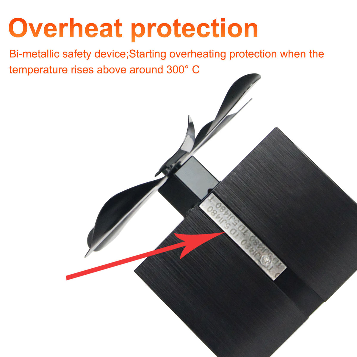 6 Blades Wood Stove Fan Z8494