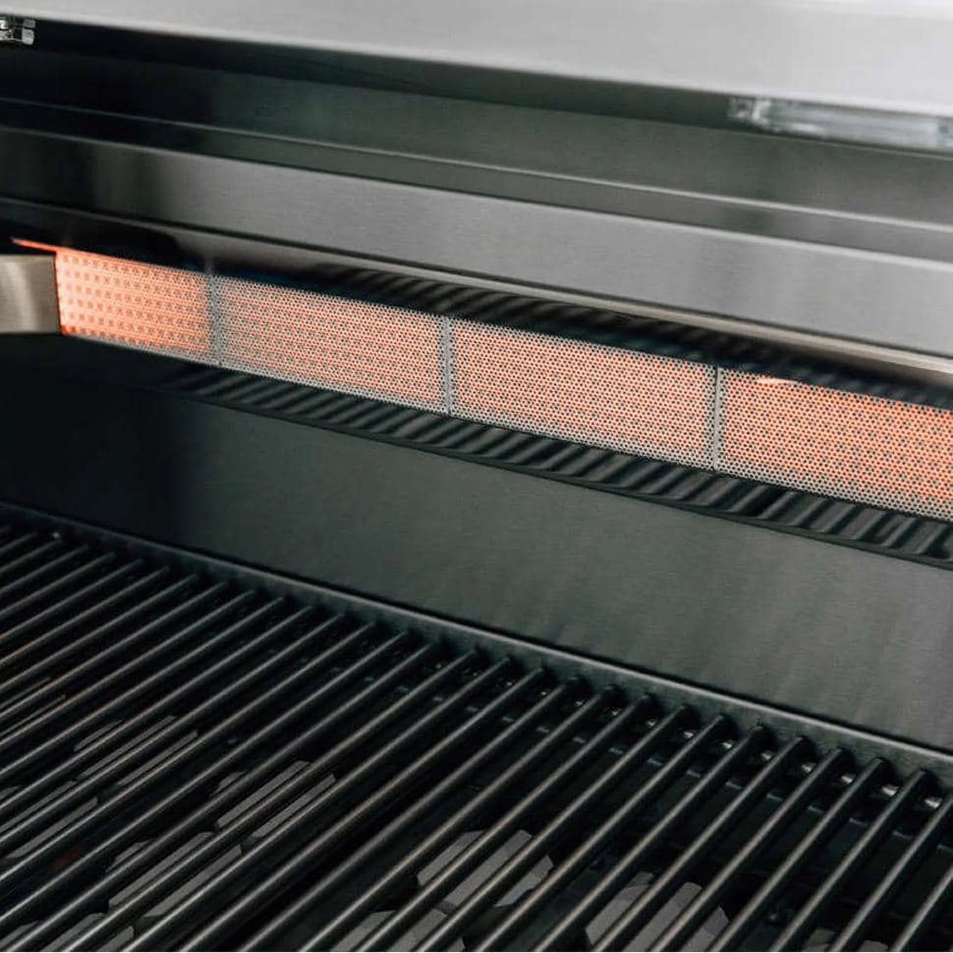 42-Inch 3-Burner Built-In Natural Gas Grill With Stainless Steel Burners & Rotisserie J86036