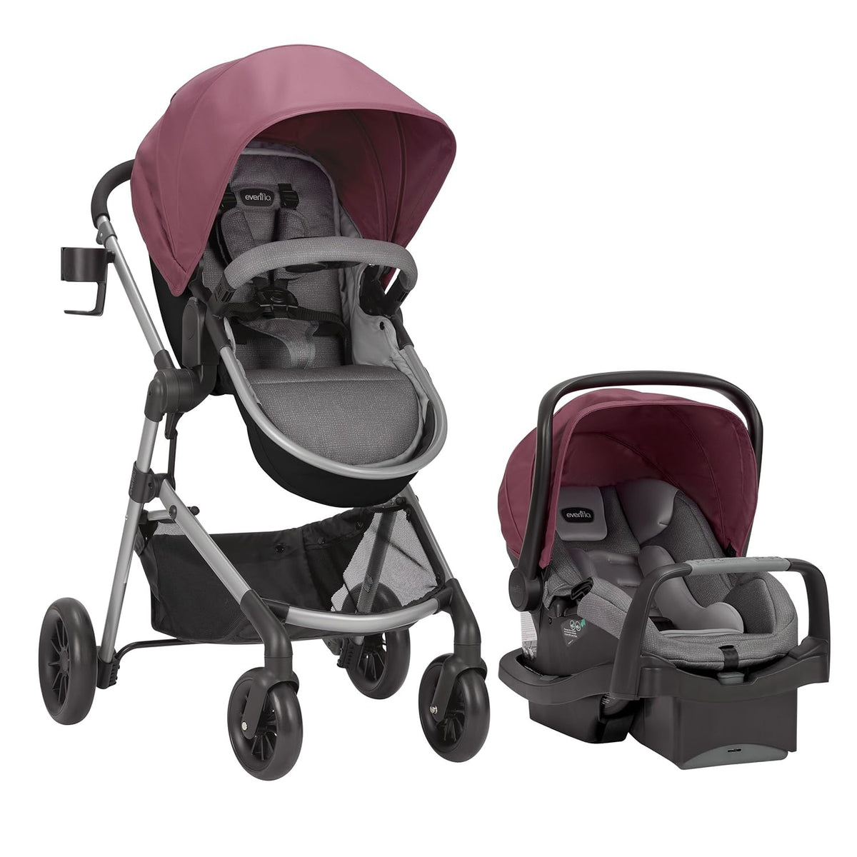 Evenflo Pivot Modular Travel System With SafeMax Car Seat L984475