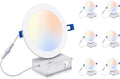 6 Pack 10W Smart Wifi LED Recessed Lights N911