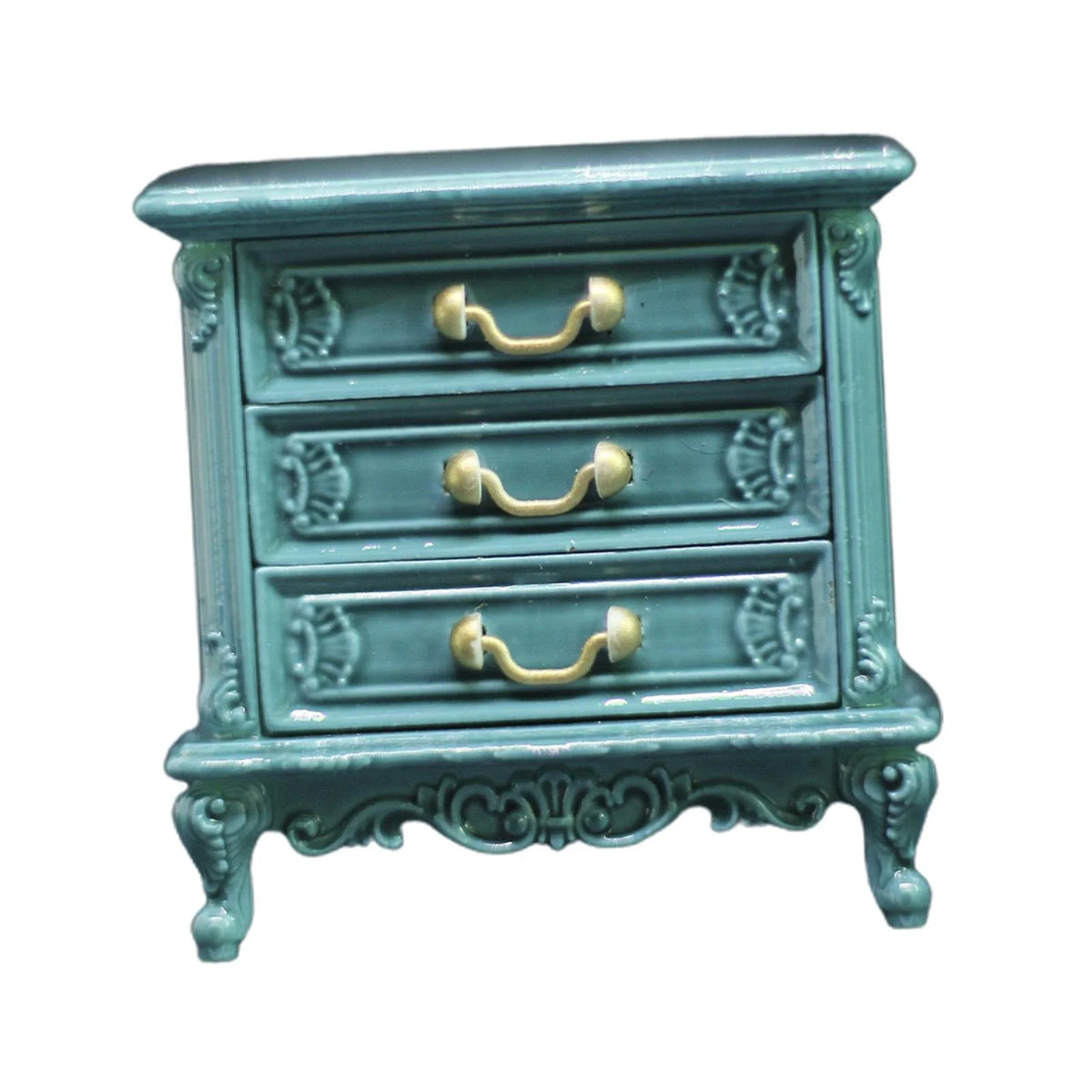 Dollhouse Miniature Wooden TV Cabinet V375472