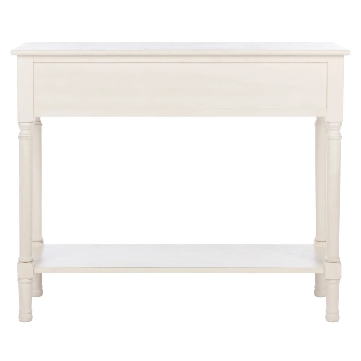 Distressed White 2 Drawer Console Table B540560