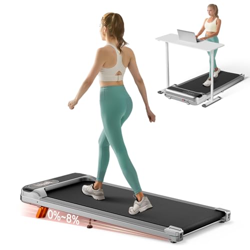 Under Desk Treadmill with Incline 2.5HP Portable Walking Treadmill L352