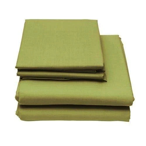 6-Piece Set Deep Pocket Bed Sheets - Lime California King O75123