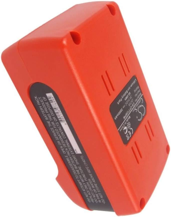Replacement Battery for Craftsman 25708, 26302, 28128 (3000mAh Li-ion) C6539