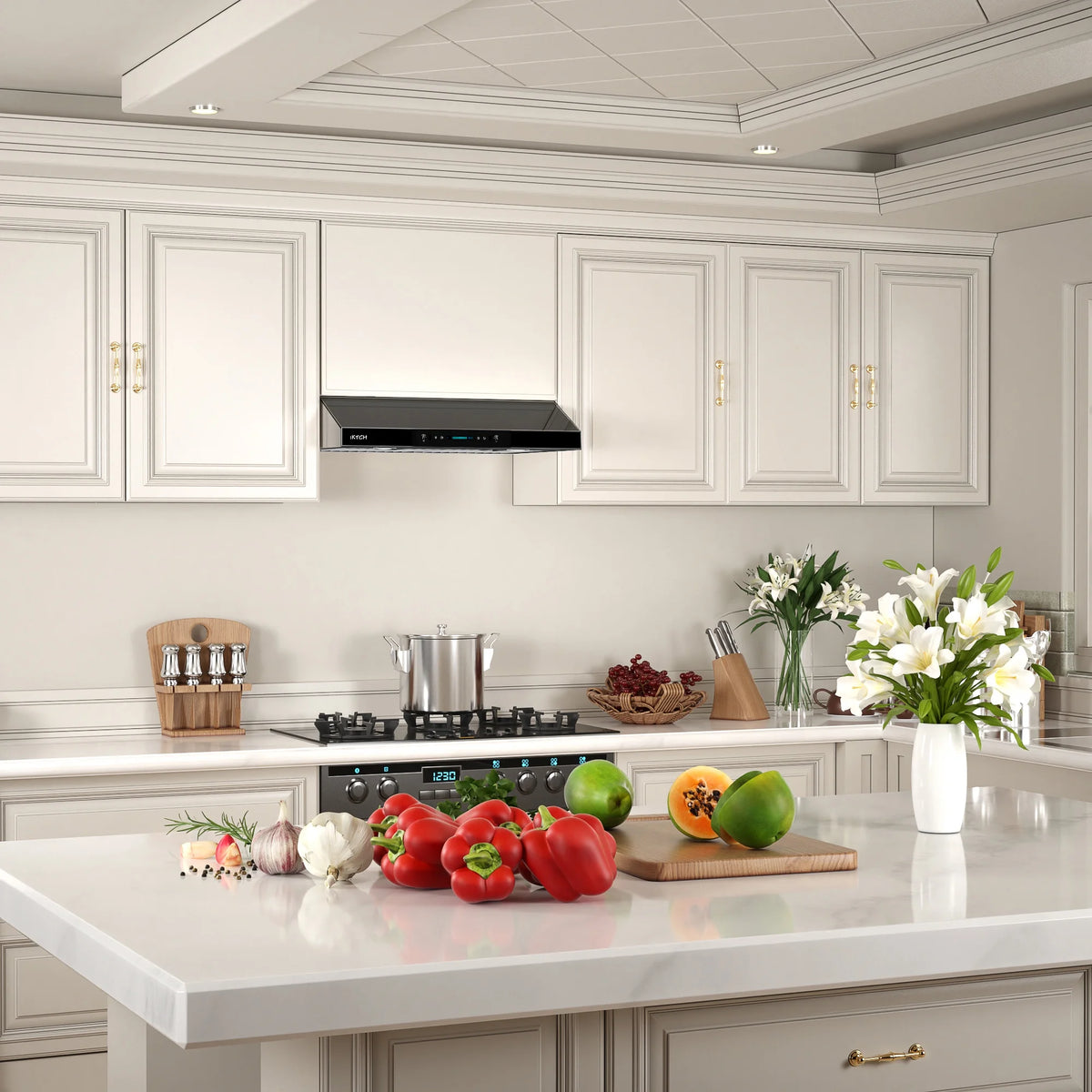900 CFM Ducted Under Cabinet Range Hood with LED Lights Z836530