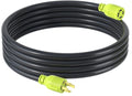 4 Prong 30 Amp Generator Extension Cord, NEMA L14-30P/L14-30R, 10 Gauge SJTW, Twist Lock Plug, 125/250V, 30Amp 7500W, 15FT, Pack of 2 X391105