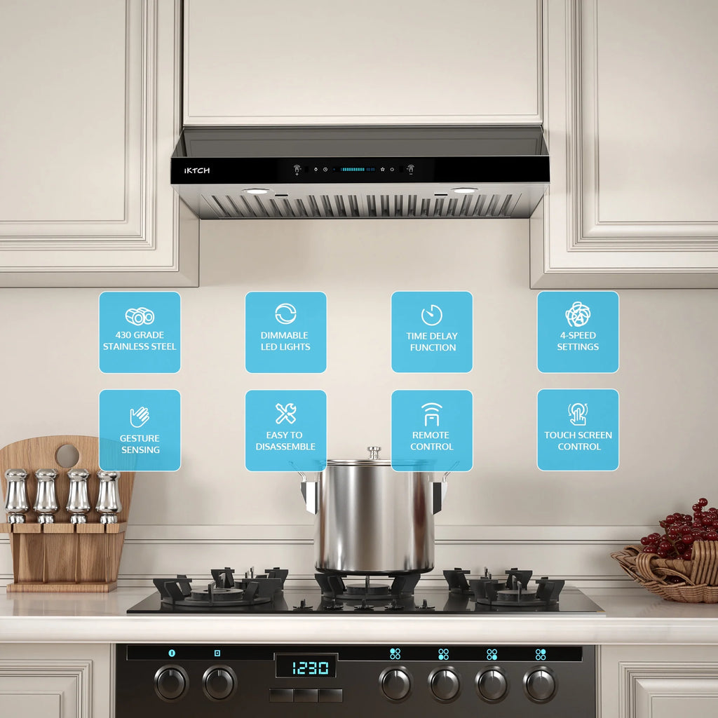 900 CFM Ducted Under Cabinet Range Hood with LED Lights Z836530