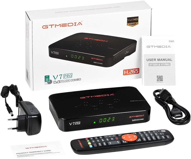 1080p Digital Satellite TV Receiver Pack of 2 W4356