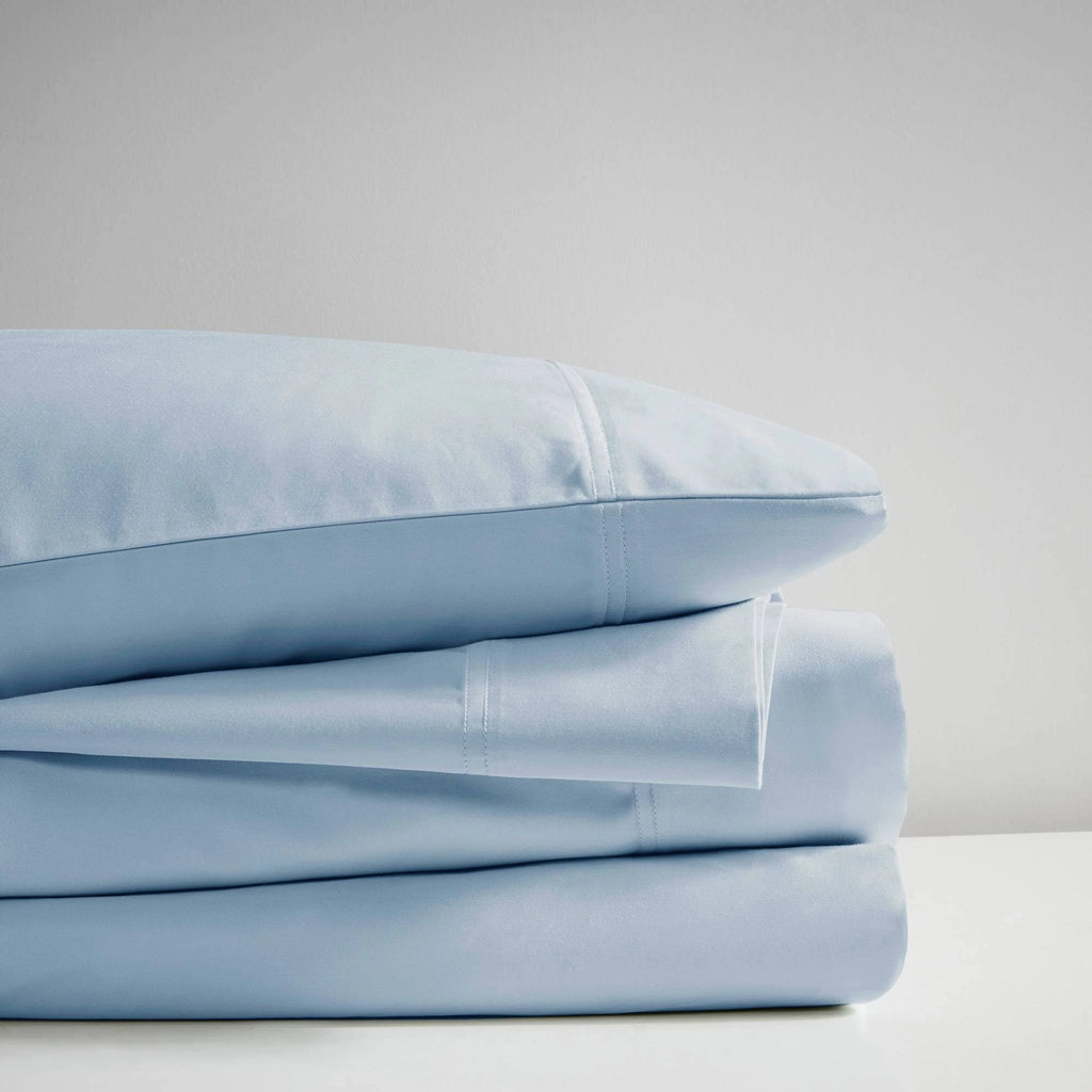 California King Rayon from Bamboo Sheet Set Blue S611