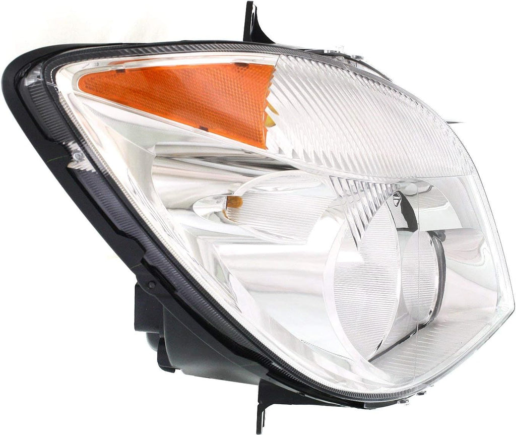 Headlight Set of 2 Halogen Clear Lens Chrome K414