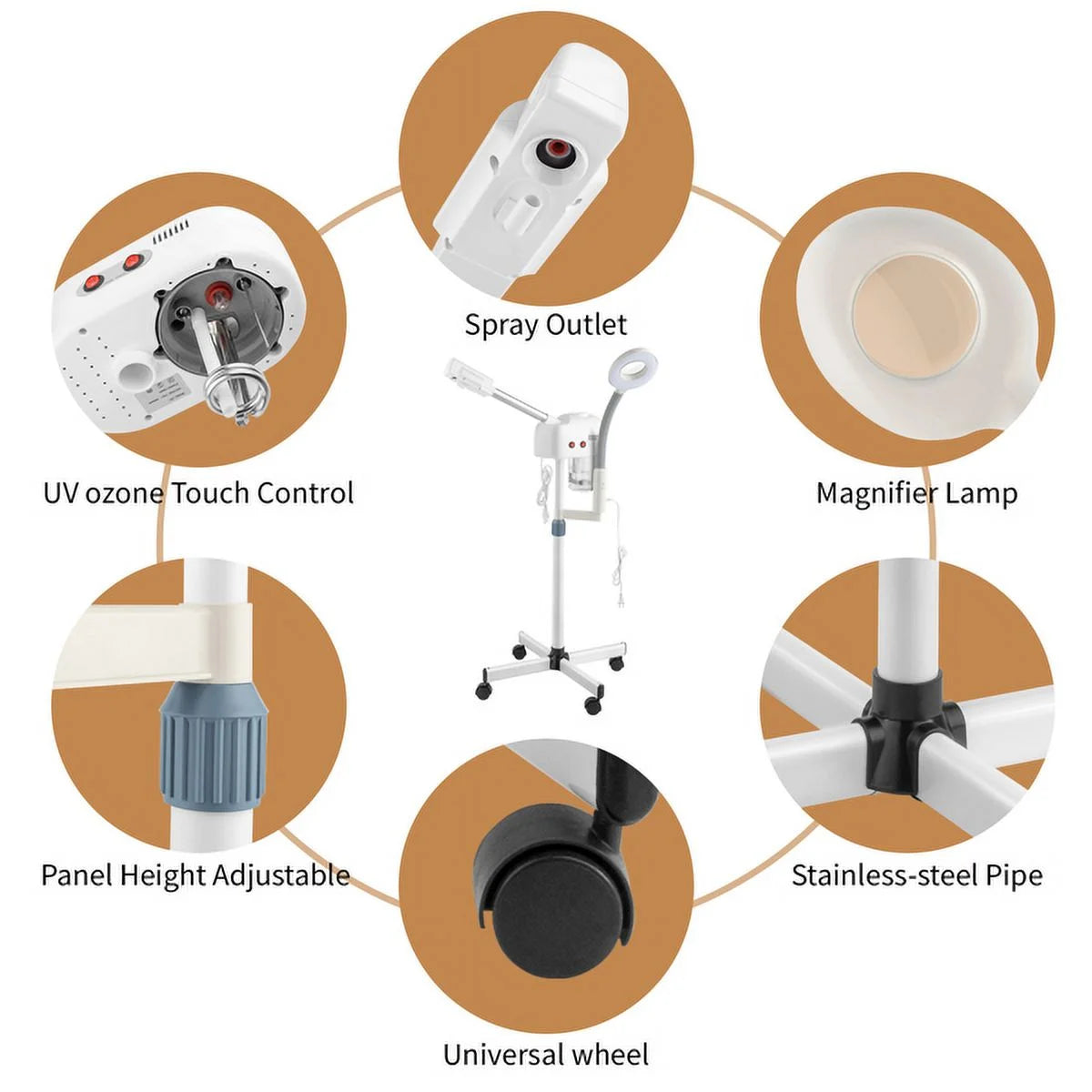Facial Steamer with Magnifying Lamp I4789