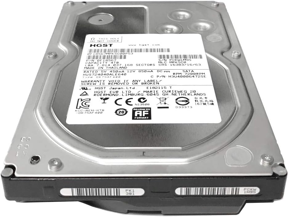 4TB 7200RPM SATA 6.0Gb/s 3.5 inches Internal Enterprise Hard Drive H922