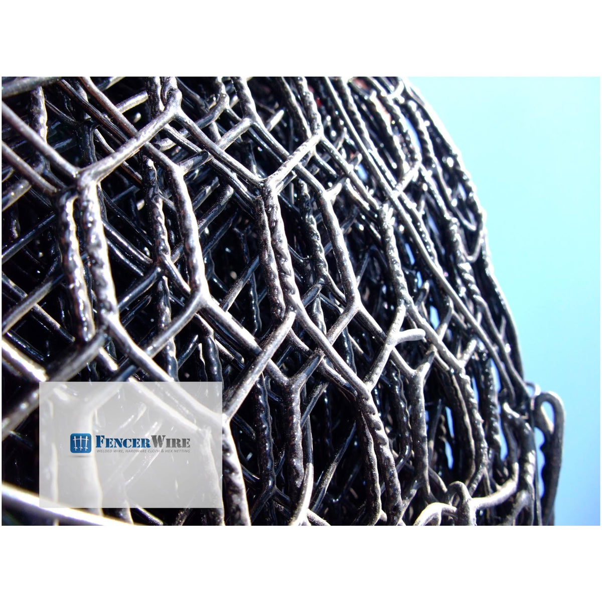 16 Gauge Vinyl Green Hex Netting T553