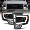 Black Housing LED Projector Headlights for Ford F150 Pickup M1232