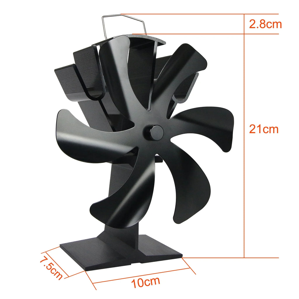 6 Blades Wood Stove Fan Z8494