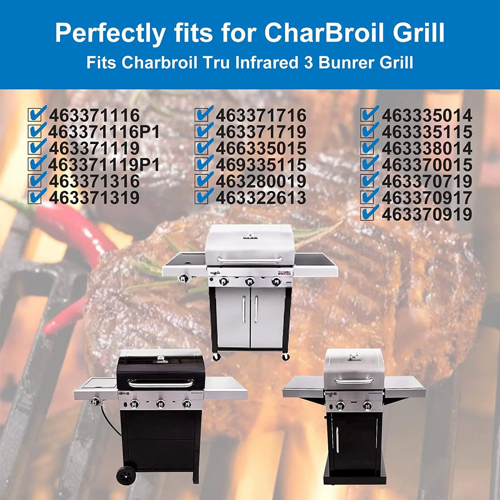 Porcelain-Enameled Cooking Grid Grates Replacement for Charbroil 3 Burner Z66342