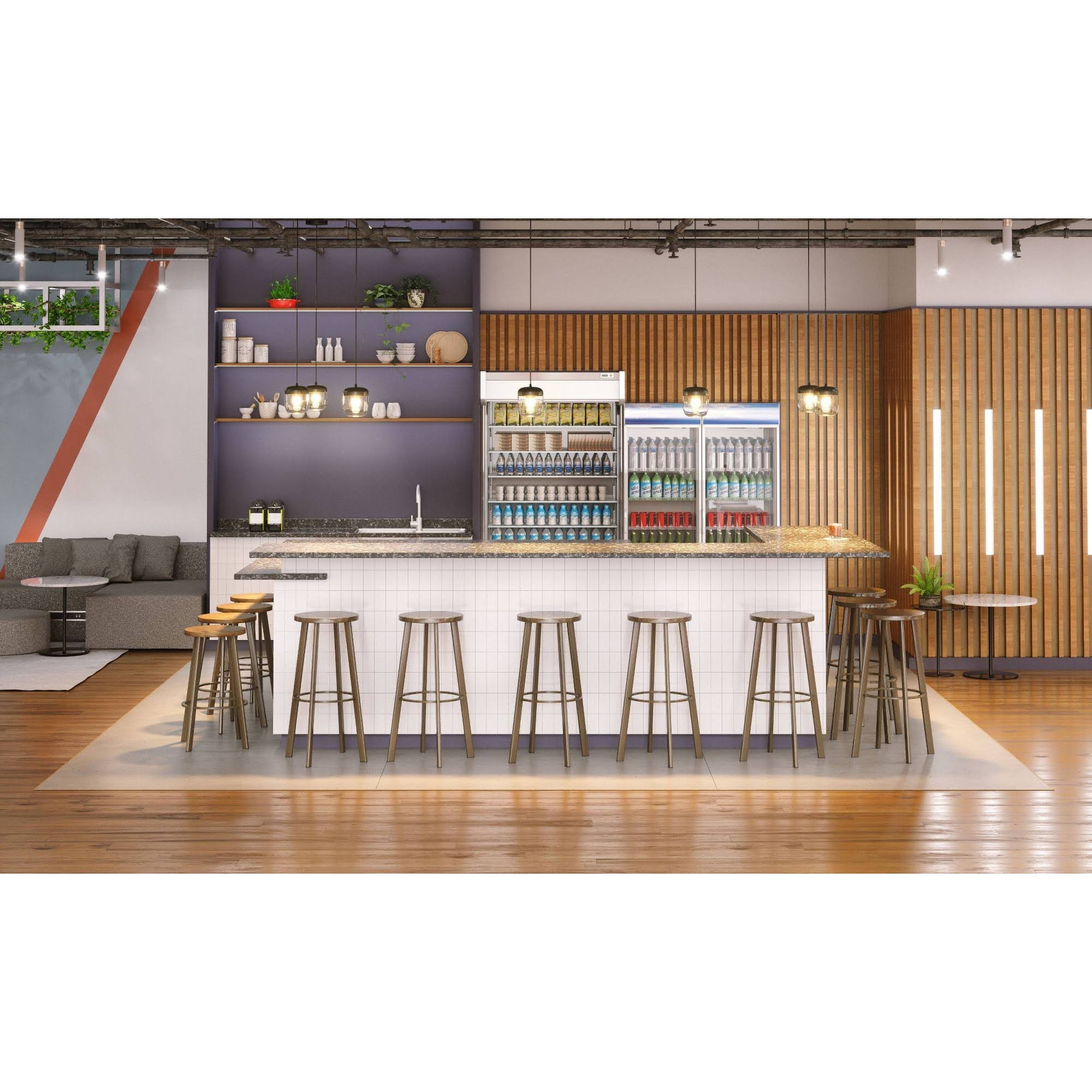 Espresso Wood Counter Height Stool K90521