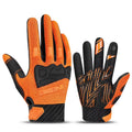 Orange Medium MTB Touchscreen Bike Gloves V7797