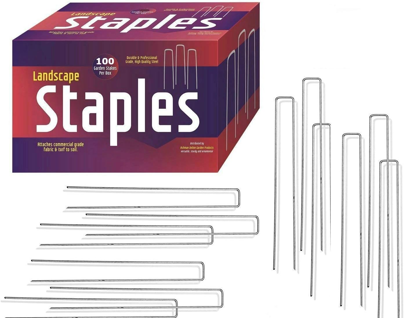 Galvanized Sod Staples 12 Inch Pack of 2 H5813