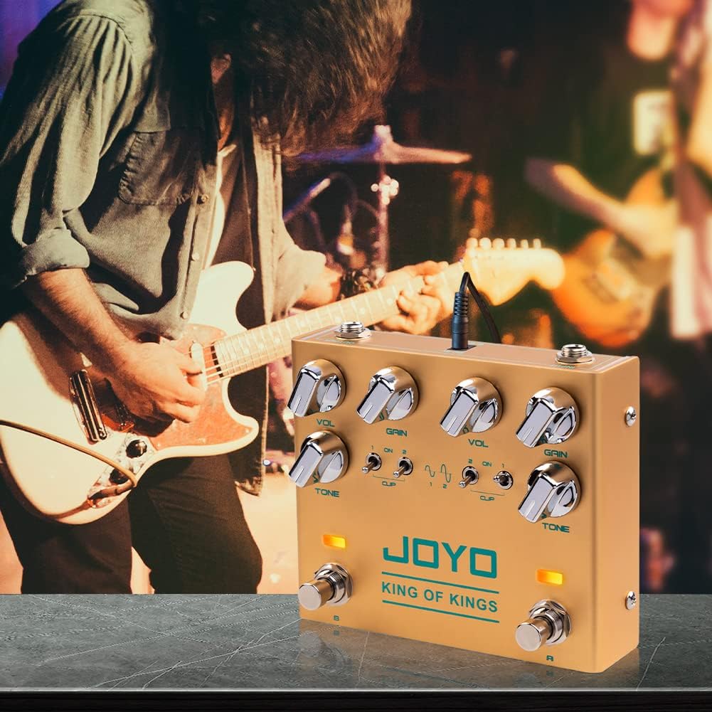 Dual Crunch Guitar Effect Pedal Overdrive Pedal True Bypass Pack of 2 F419