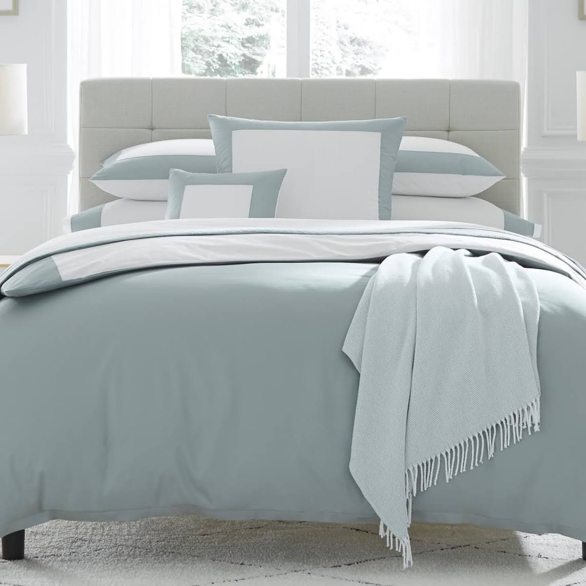 White Boudoir Sham Q775