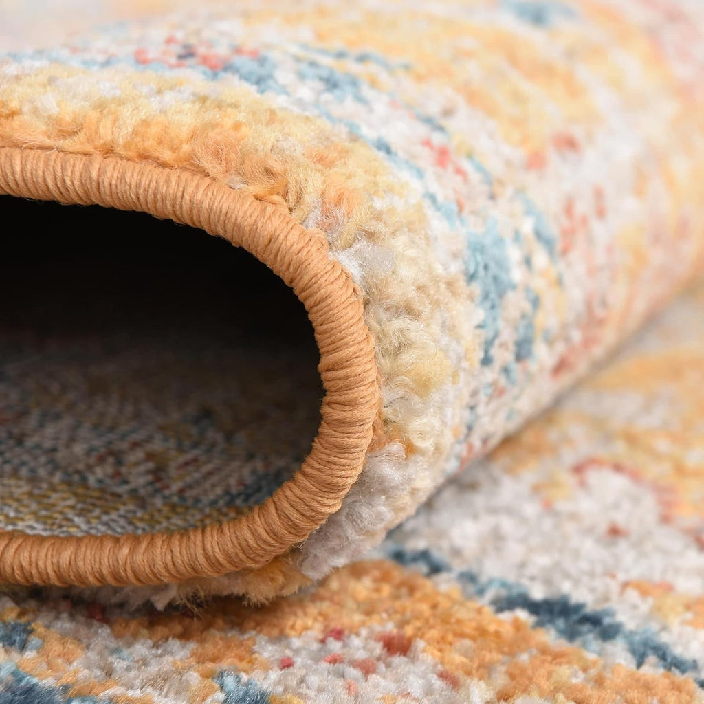 Yellow Octagon Rug H316341