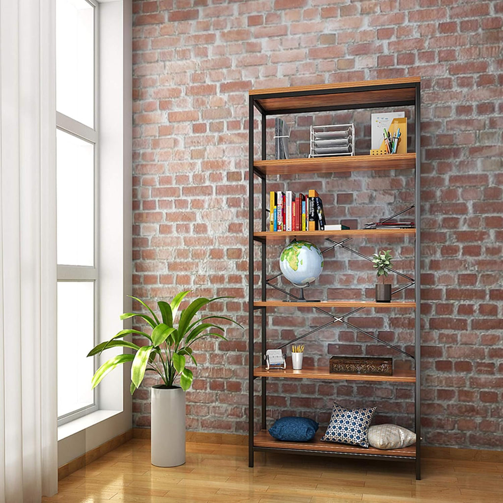 5-Tier Rustic Wood Bookcase G74824