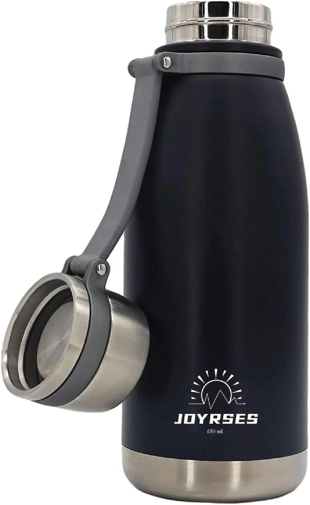 Stainless Steel Insulated Thermos Water Bottle 22oz Dark Blue S473581