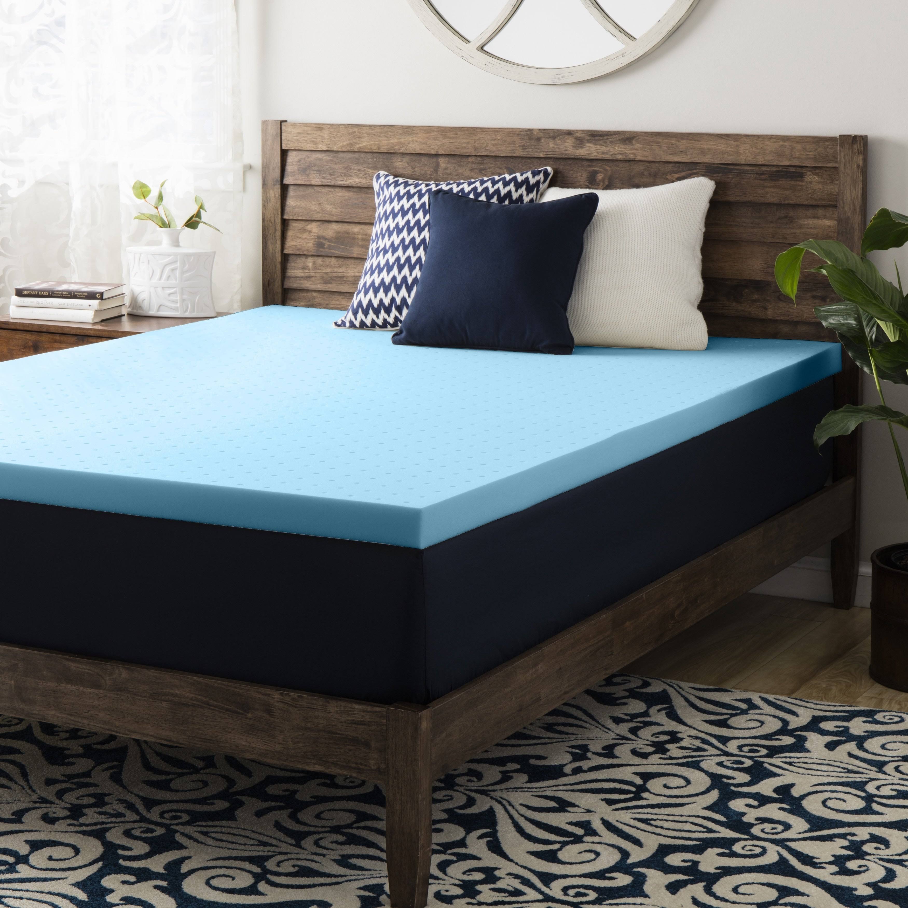 Gel Memory Foam Mattress Topper - Full X5919