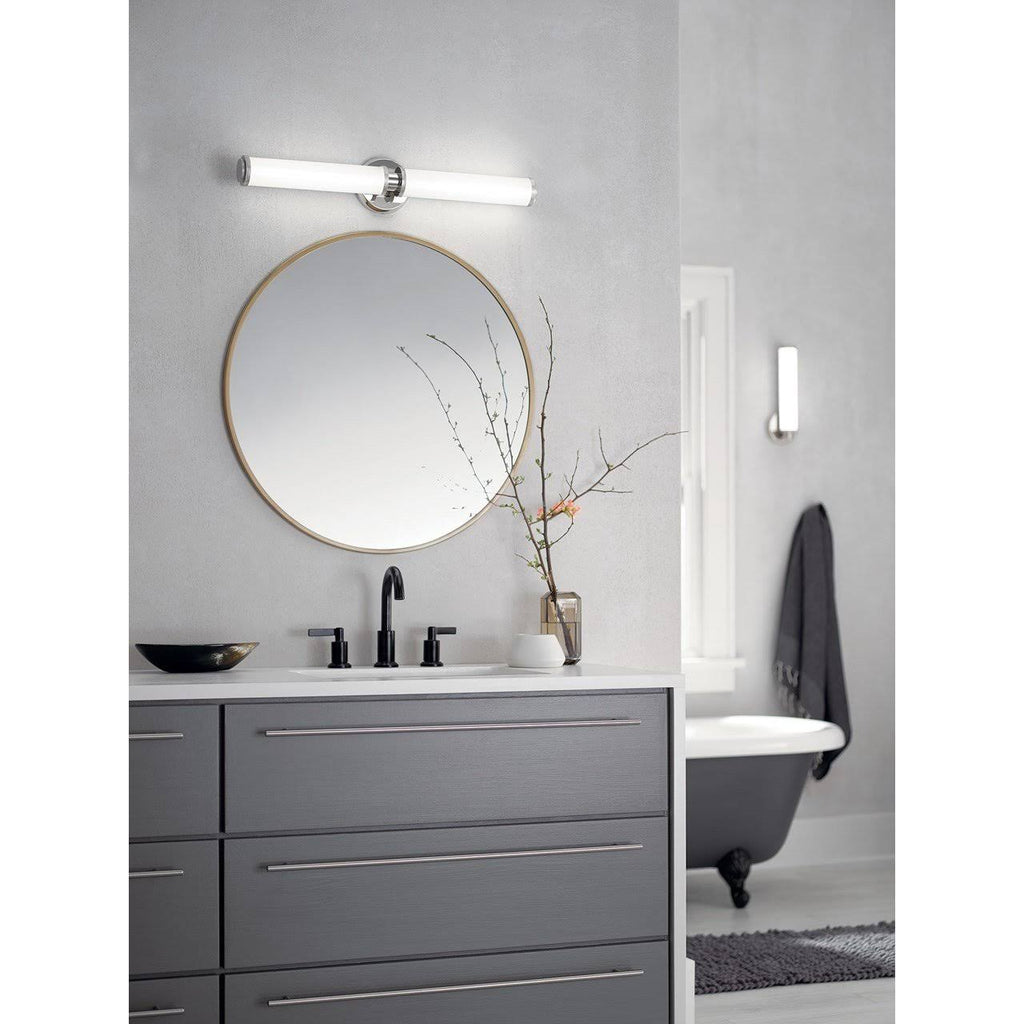 Polished Nickel LED Linear Bath Light F9225