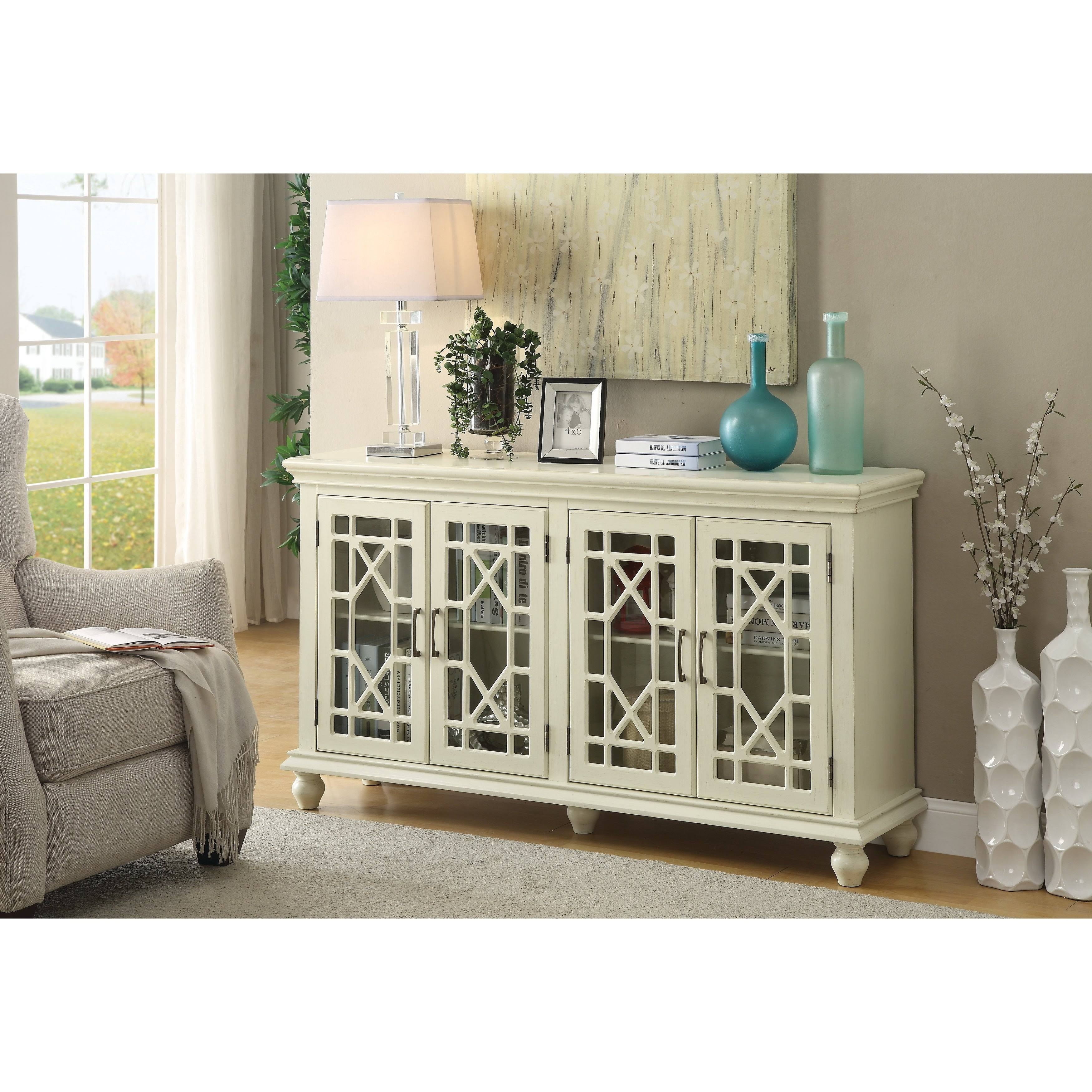 Black Accent Cabinet D4377