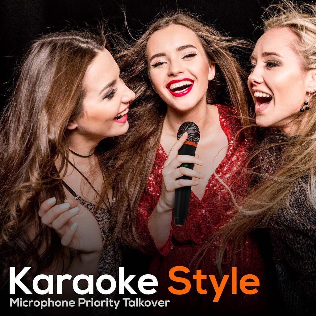 1200W Portable Bluetooth PA Speaker with UHF Wireless Microphone N888
