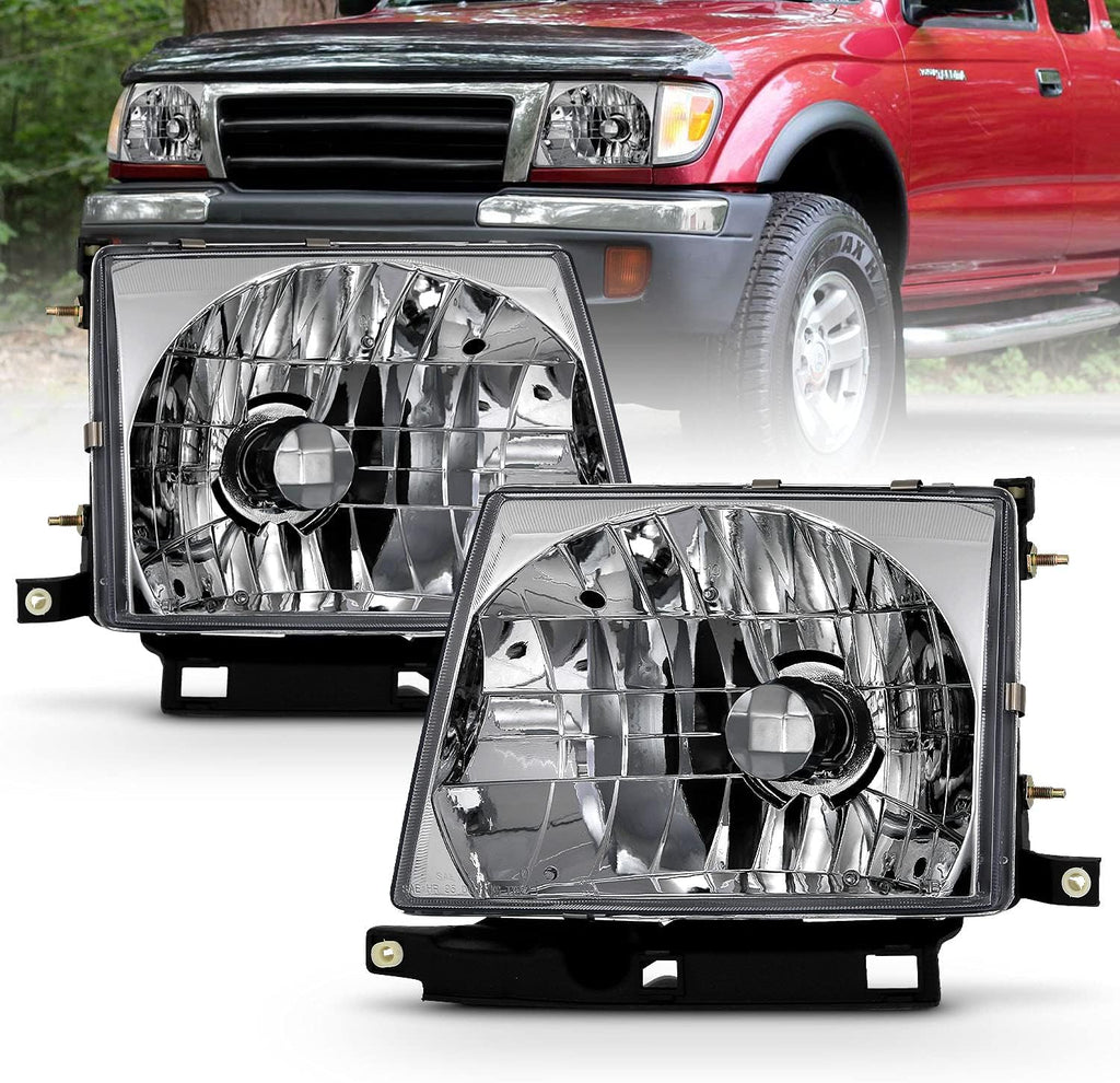 Black Replacement Headlights for 1998-2000 Toyota Tacoma Z27398