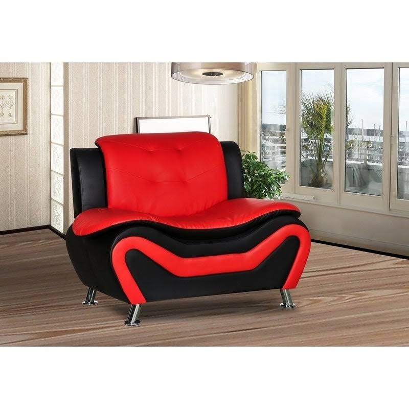 Tufted Club Chair Black D73490