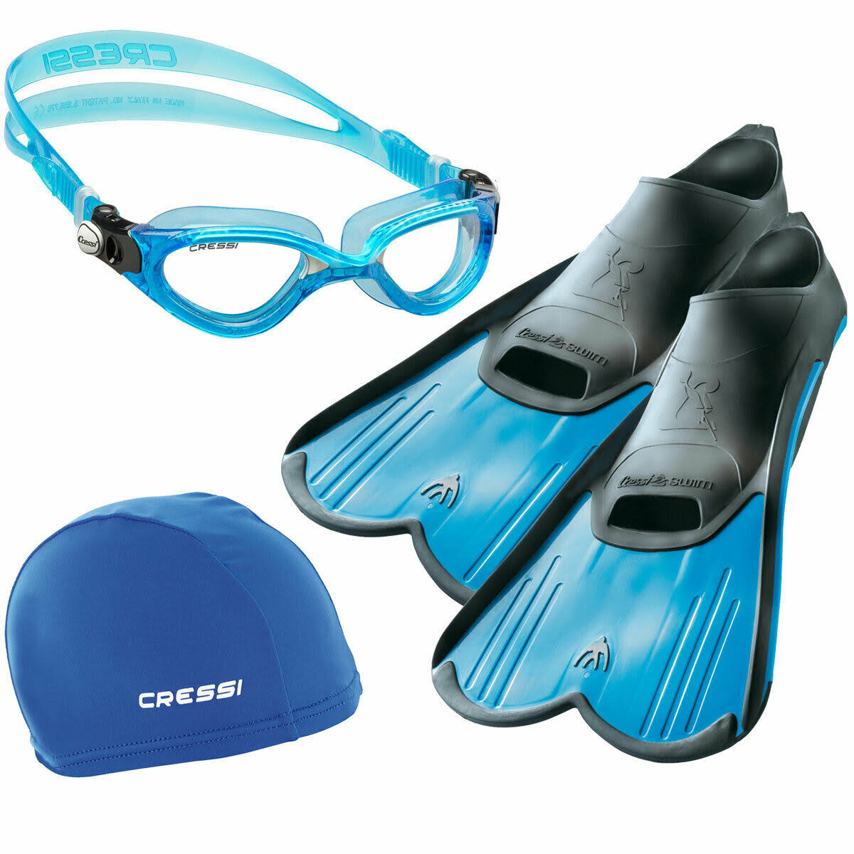 Blue Swim Cap Set D8950