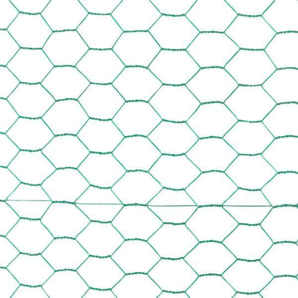 16 Gauge Vinyl Green Hex Netting T553
