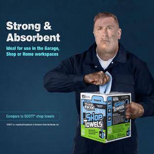 200-Count Blue Shop Towels K915878