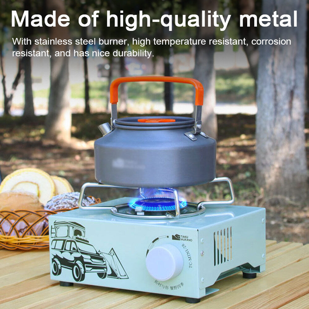 Cassette Stove Portable Gas Burner 2100W with Piezo Ignition W991