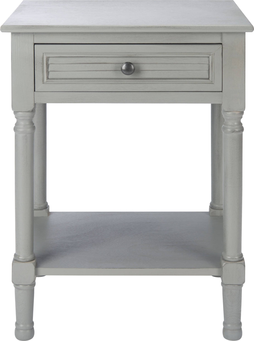 Distressed Grey 1 Drawer Accent Table N7714