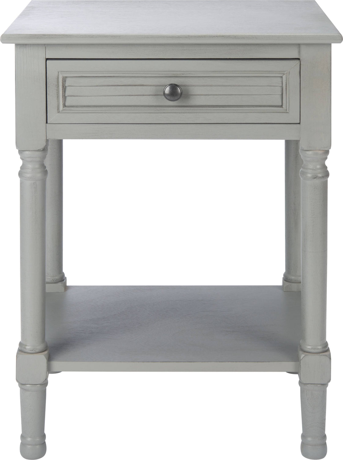 Distressed Grey 1 Drawer Accent Table N7714