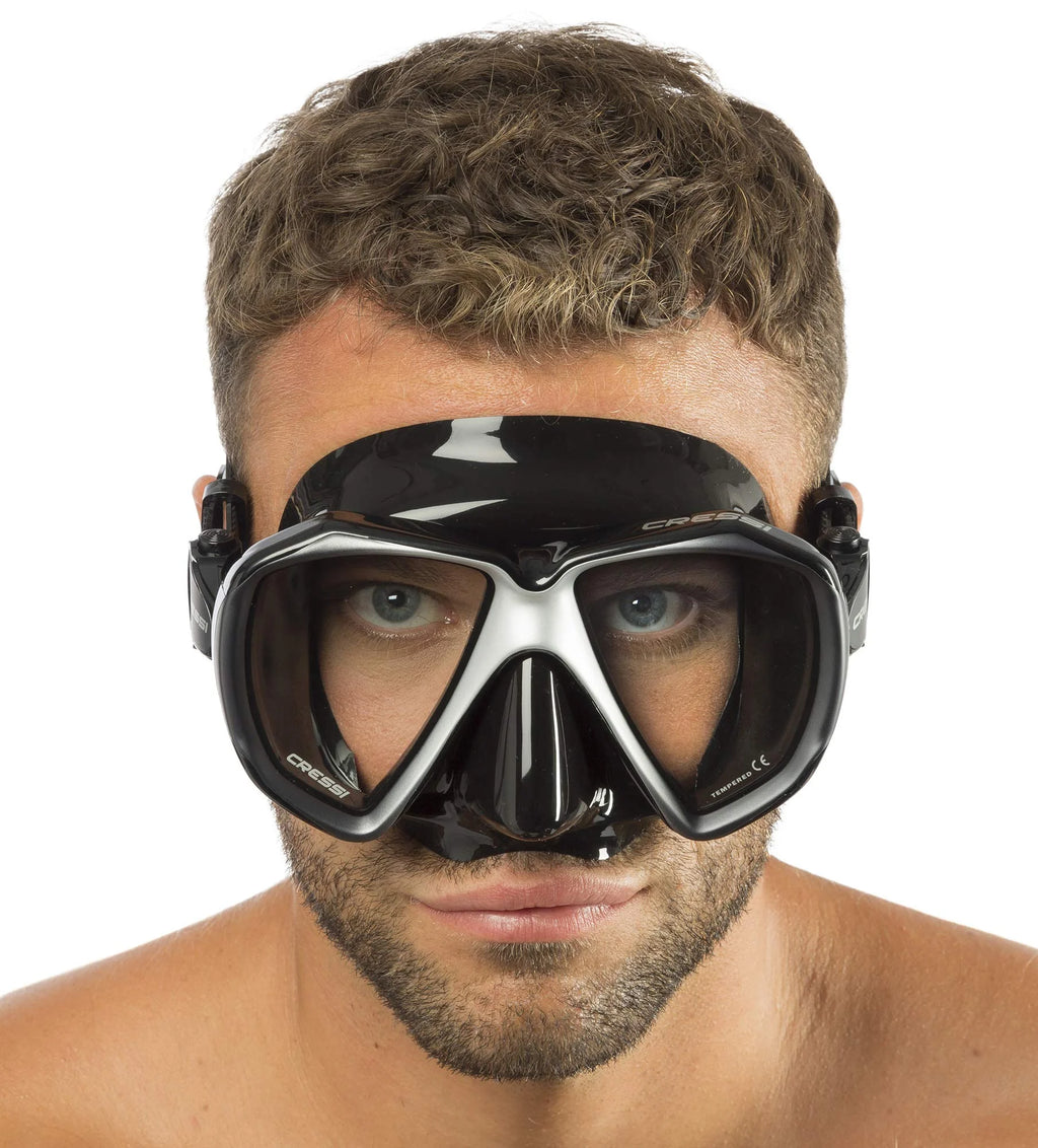Black Silver Diving Mask C947