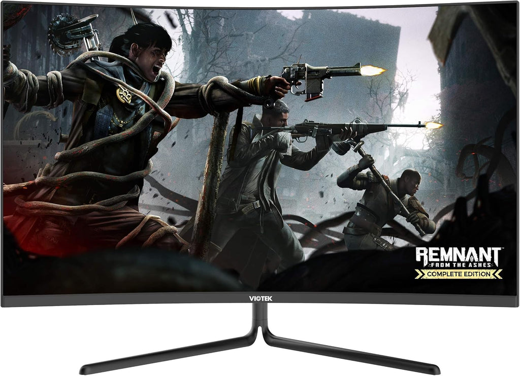 27-Inch Curved QHD Gaming Monitor, 144Hz 2560x1440p, 1ms, 1500R Curvature, G-Sync-Ready FreeSync, DP, 3X HDMI, 3.5mm, VESA P803837