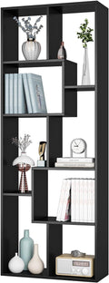 Black 8 Tier Bookcase L250285