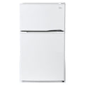 White Two Door Compact Refrigerator F7614