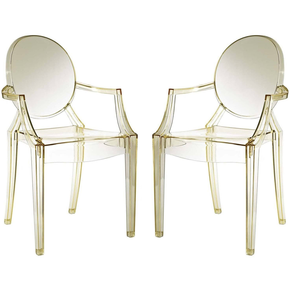 Yellow Dining Armchairs, Set of 2 X369683