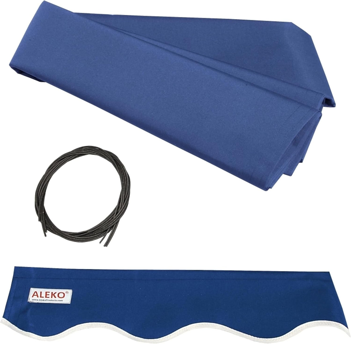 12 x 10 Feet Blue Retractable Patio Awning M2114
