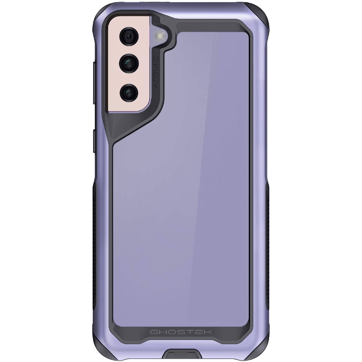 Violet Clear Metal Case J7376