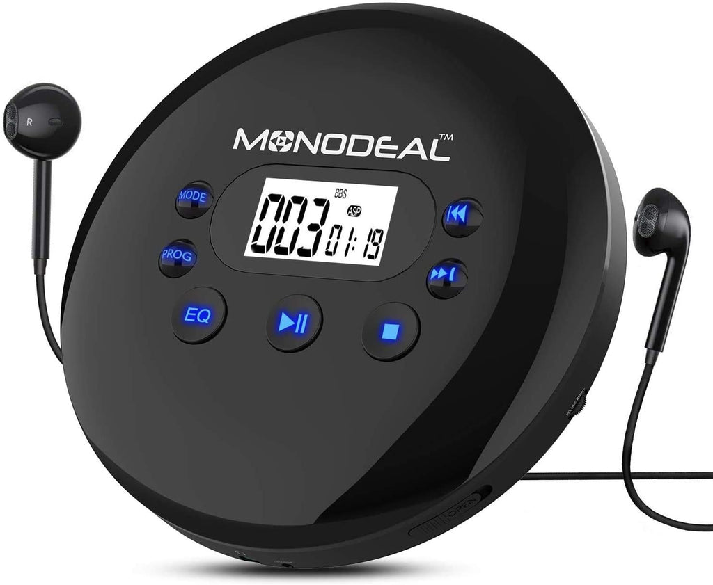 Portable CD Player with Headphones, Anti-Skip, Pack of 2 Z36396